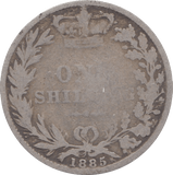 1885 SHILLING ( FAIR ) B - Shilling - Cambridgeshire Coins