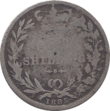 1885 SHILLING ( FAIR ) D - Shilling - Cambridgeshire Coins