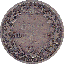 1885 SHILLING ( FAIR ) - Shilling - Cambridgeshire Coins