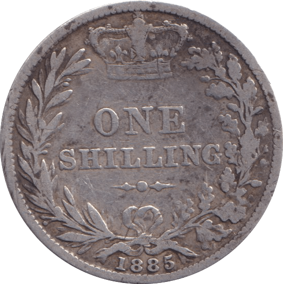 1885 SHILLING ( NF ) - Shilling - Cambridgeshire Coins