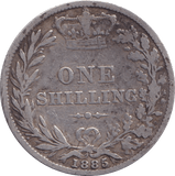 1885 SHILLING ( NF ) - Shilling - Cambridgeshire Coins
