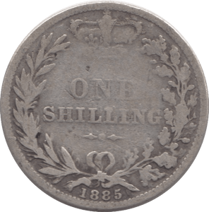 1885 SHILLING ( NF ) - SHILLING - Cambridgeshire Coins