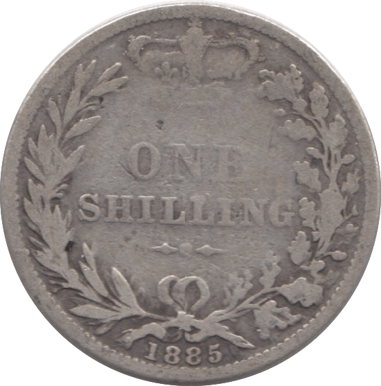 1885 SHILLING ( NF ) - SHILLING - Cambridgeshire Coins