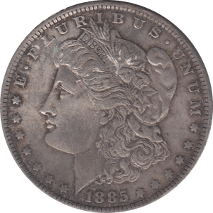 1885 SILVER MORGAN DOLLAR USA NEW ORLEANS MINT 5 - SILVER WORLD COINS - Cambridgeshire Coins