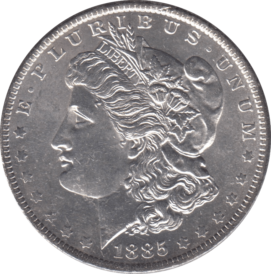 1885 SILVER MORGAN DOLLAR USA NEW ORLEANS MINT - SILVER WORLD COINS - Cambridgeshire Coins