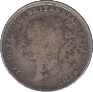 1885 SILVER THREEPENCE ( FINE ) - Threepence - Cambridgeshire Coins