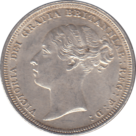 1885 SIXPENCE ( AUNC ) 2 - Sixpence - Cambridgeshire Coins