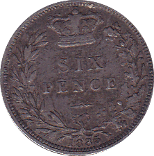 1885 SIXPENCE ( EF ) - Sixpence - Cambridgeshire Coins