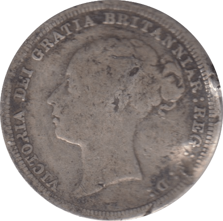 1885 SIXPENCE ( FAIR ) 2 - Sixpence - Cambridgeshire Coins