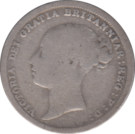 1885 SIXPENCE ( FAIR ) 8 - SIXPENCE - Cambridgeshire Coins