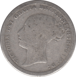 1885 SIXPENCE ( FAIR ) - Sixpence - Cambridgeshire Coins