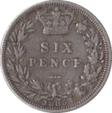 1885 SIXPENCE ( GF ) - Sixpence - Cambridgeshire Coins