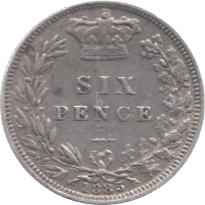 1885 SIXPENCE ( VF ) 6 - Sixpence - Cambridgeshire Coins