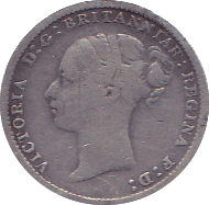 1885 THREEPENCE ( F ) - Threepence - Cambridgeshire Coins
