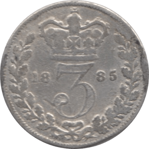 1885 THREEPENCE ( FAIR ) 1 - Threepence - Cambridgeshire Coins