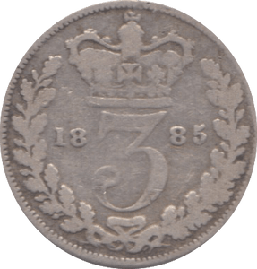 1885 THREEPENCE ( FAIR ) - Threepence - Cambridgeshire Coins