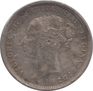 1885 THREEPENCE ( GVF ) - Threepence - Cambridgeshire Coins