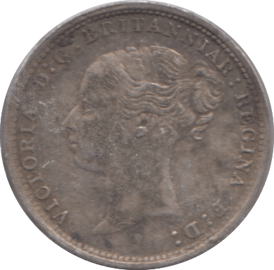 1885 THREEPENCE ( GVF ) - Threepence - Cambridgeshire Coins