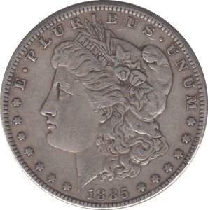 1885 USA SILVER MORGAN DOLLAR PHILADELPHIA MINT - SILVER WORLD COINS - Cambridgeshire Coins