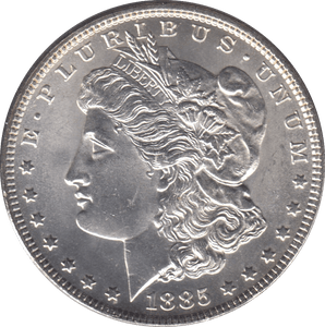 1885 USA SILVER MORGAN DOLLAR PHILADELPHIA MINT - SILVER WORLD COINS - Cambridgeshire Coins