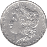 1885 USA SILVER MORGAN DOLLAR - WORLD COINS - Cambridgeshire Coins