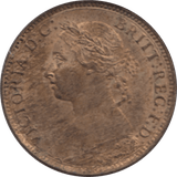 1886 FARTHING 2 ( UNC ) 69 - Farthing - Cambridgeshire Coins