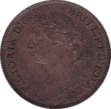 1886 FARTHING ( AUNC ) - Farthing - Cambridgeshire Coins