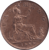 1886 FARTHING ( BU ) - Farthing - Cambridgeshire Coins