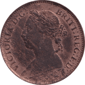 1886 FARTHING ( BU ) - Farthing - Cambridgeshire Coins