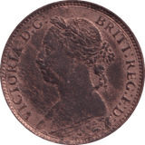 1886 FARTHING ( BU ) - Farthing - Cambridgeshire Coins