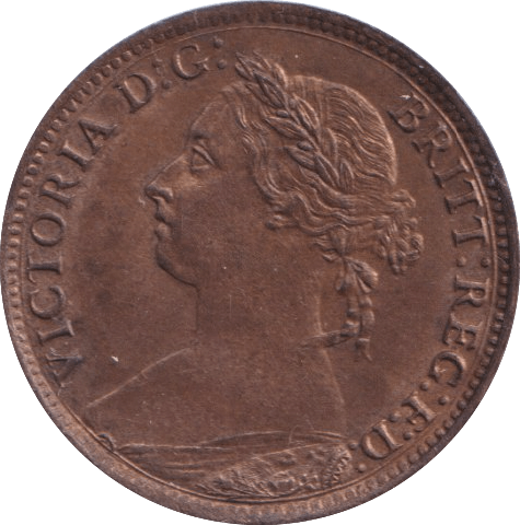 1886 FARTHING ( BU ) - Farthing - Cambridgeshire Coins