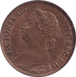 1886 FARTHING ( BU ) - Farthing - Cambridgeshire Coins