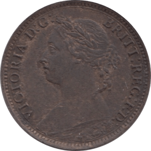 1886 FARTHING ( EF ) 1 - Farthing - Cambridgeshire Coins