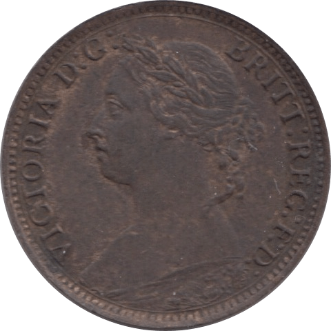 1886 FARTHING ( EF ) 1 - Farthing - Cambridgeshire Coins