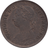 1886 FARTHING ( EF ) 1 - Farthing - Cambridgeshire Coins