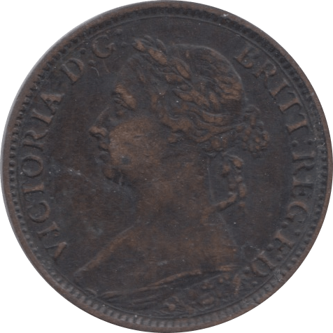 1886 FARTHING ( FAIR ) - Farthing - Cambridgeshire Coins