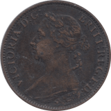 1886 FARTHING ( FAIR ) - Farthing - Cambridgeshire Coins