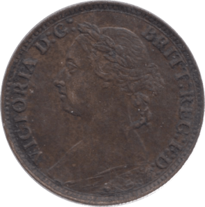 1886 FARTHING ( GVF ) 18 - Farthing - Cambridgeshire Coins