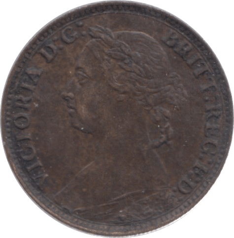 1886 FARTHING ( GVF ) 18 - Farthing - Cambridgeshire Coins