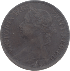 1886 FARTHING ( GVF ) 23 - Farthing - Cambridgeshire Coins