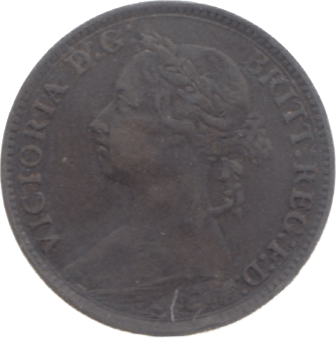 1886 FARTHING ( GVF ) 23 - Farthing - Cambridgeshire Coins