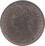 1886 FARTHING ( UNC ) 19 - Farthing - Cambridgeshire Coins