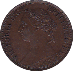 1886 FARTHING ( UNC ) - Farthing - Cambridgeshire Coins