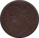1886 FARTHING ( UNC ) - Farthing - Cambridgeshire Coins