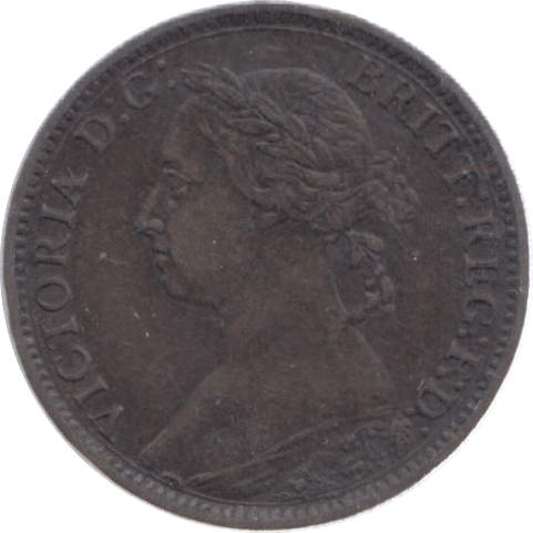 1886 FARTHING ( VF ) 18 - Farthing - Cambridgeshire Coins
