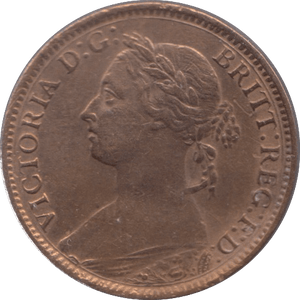 1886 FARTHING ( VF ) - Farthing - Cambridgeshire Coins