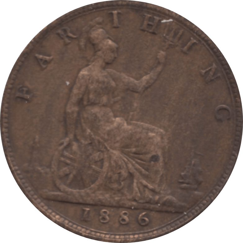1886 FATHING 2 ( VF ) 67 - Farthing - Cambridgeshire Coins