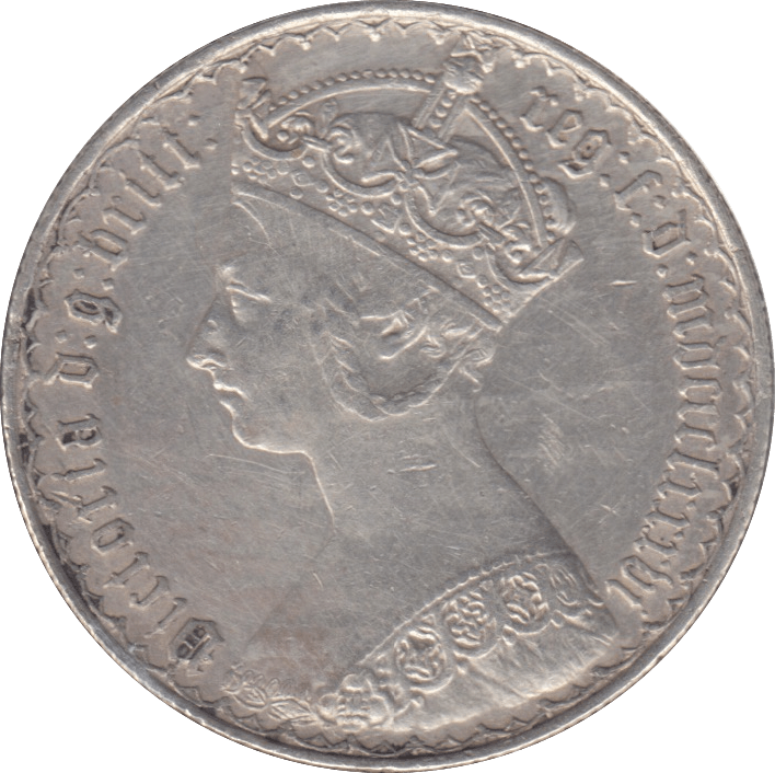 1886 FLORIN ( EF ) - Florin - Cambridgeshire Coins