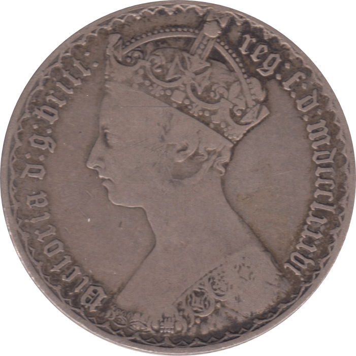 1886 FLORIN ( FINE ) 1 - Florin - Cambridgeshire Coins