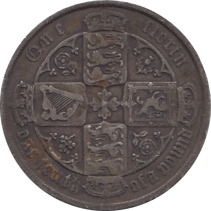 1886 FLORIN ( FINE ) - Florin - Cambridgeshire Coins